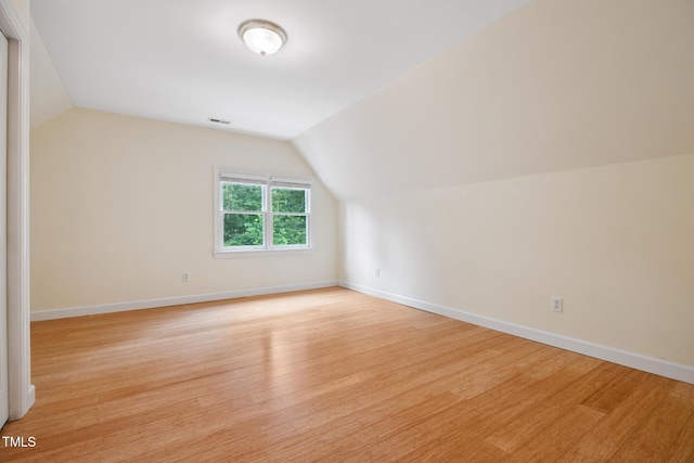 9903 Oak Hollow Rd, Chapel Hill, NC 27516 - additional living space with light wood-type flooring and lofted ceiling