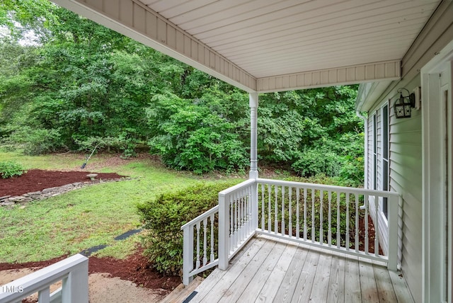 9903 Oak Hollow Rd, Chapel Hill, NC 27516 - view of wooden terrace
