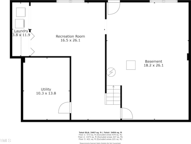 9903 Oak Hollow Rd, Chapel Hill, NC 27516 - view of property floor plan