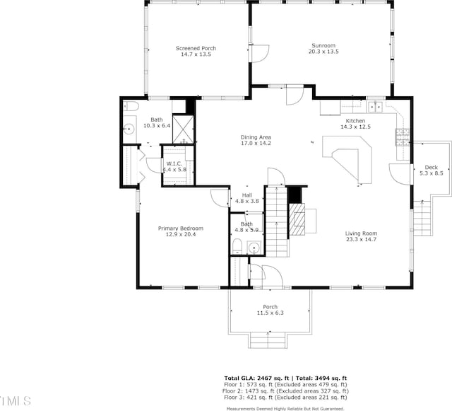 9903 Oak Hollow Rd, Chapel Hill, NC 27516 - view of home floor plan
