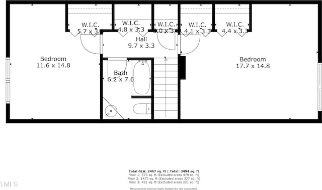 9903 Oak Hollow Rd, Chapel Hill, NC 27516 - view of home floor plan