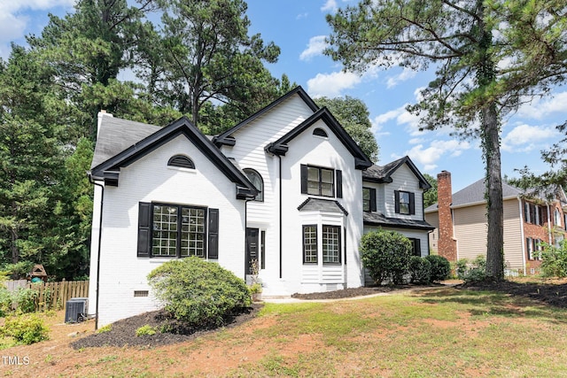 106 Windstream Way, Cary, NC 27518 - view of front of house with crawl space and brick siding