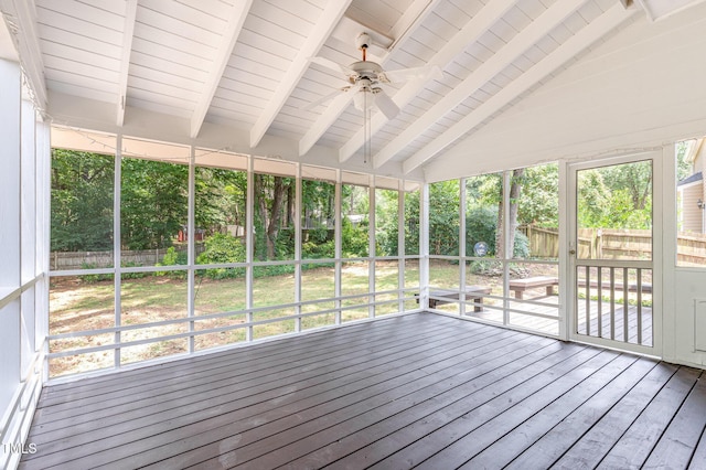 106 Windstream Way, Cary, NC 27518 - unfurnished sunroom featuring ceiling fan