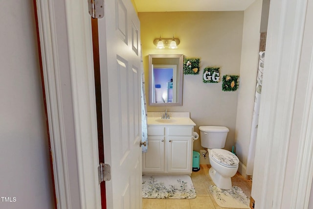 4 Springtree Cir, Durham, NC 27712 - bathroom with vanity and tile patterned flooring