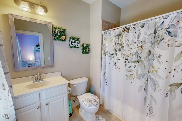 4 Springtree Cir, Durham, NC 27712 - full bath featuring vanity, tile patterned flooring, and curtained shower