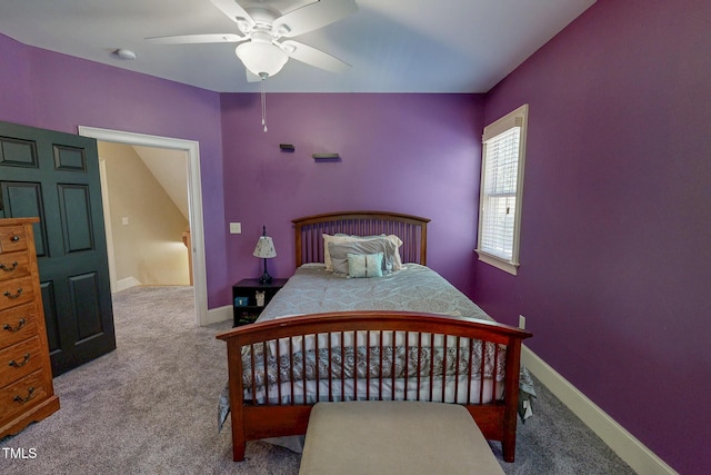 4 Springtree Cir, Durham, NC 27712 - bedroom with carpet floors and a ceiling fan