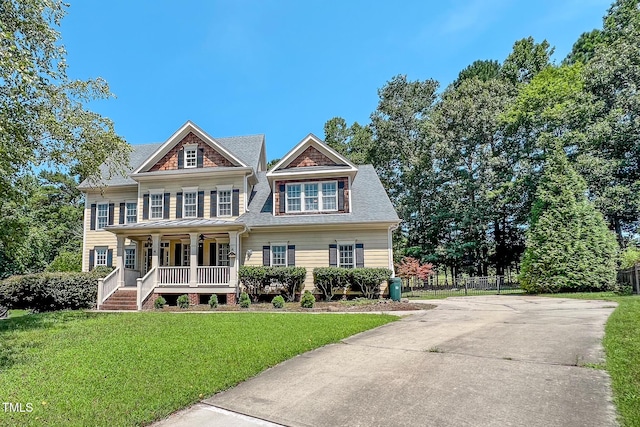 4 Springtree Cir, Durham, NC 27712 - view of front of property featuring covered porch and roof with shingles