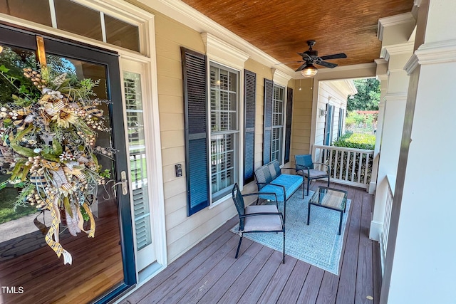 4 Springtree Cir, Durham, NC 27712 - porch with a ceiling fan