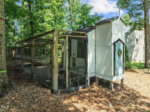 1604 Farm Lake Dr, Holly Springs, NC 27540 - view of poultry coop