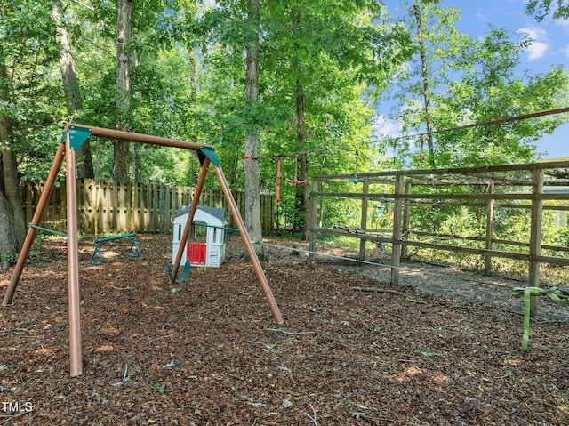 1604 Farm Lake Dr, Holly Springs, NC 27540 - view of playground