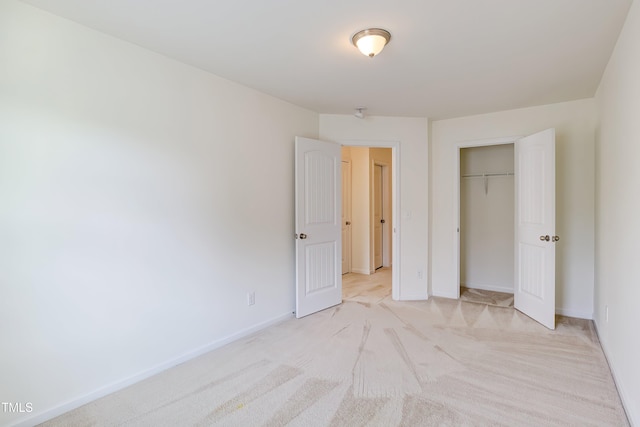 1301 Garden Stone Dr, Raleigh, NC 27610 - unfurnished bedroom featuring light colored carpet and a closet