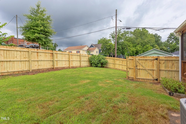 119 W Piedmont Ave, Durham, NC 27707 - fenced backyard with a gate