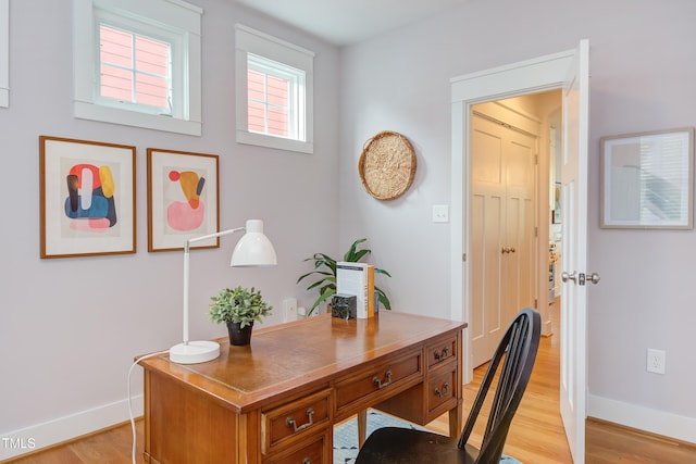 119 W Piedmont Ave, Durham, NC 27707 - home office featuring light wood-style flooring