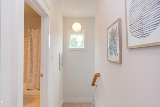 119 W Piedmont Ave, Durham, NC 27707 - hallway with baseboards