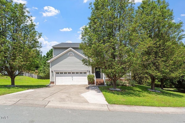 5 Bent Branch Ct, Durham, NC 27704 - obstructed view of property featuring concrete driveway and an attached garage