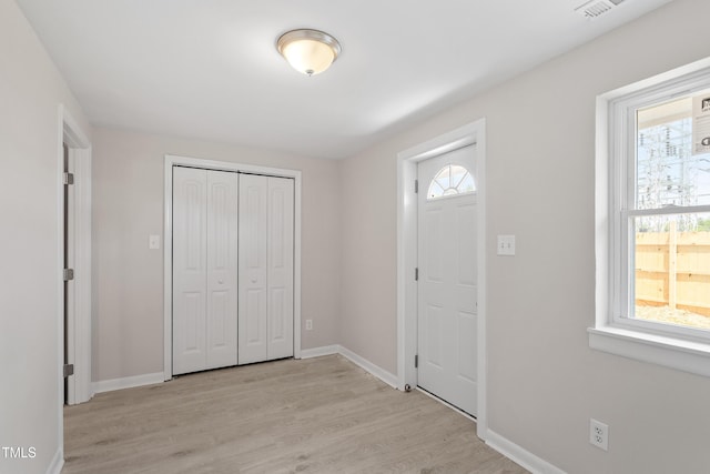 2705 Crest St Unit 3, Durham, NC 27705 - foyer with light wood finished floors