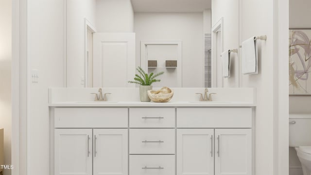 336 Calvander Ln, Apex, NC 27539 - bathroom with toilet and double vanity