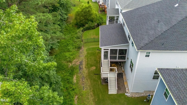 425 Cahors Trl, Holly Springs, NC 27540 - view from above of property