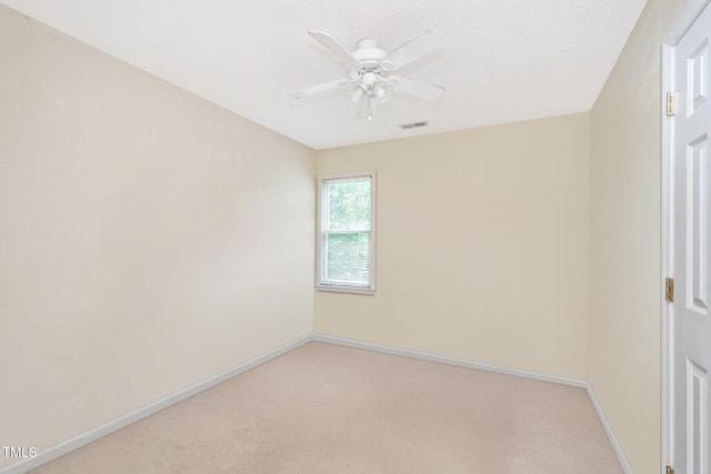 3008 Sgt Pepper Ct, Raleigh, NC 27603 - unfurnished room with light colored carpet and a ceiling fan