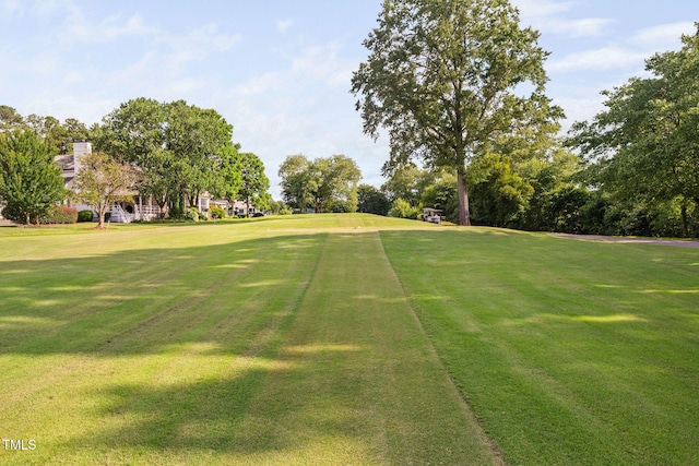 781 Crabtree Crossing Pkwy, Cary, NC 27513 - view of home's community with golf course view, a lawn, and view of wooded area