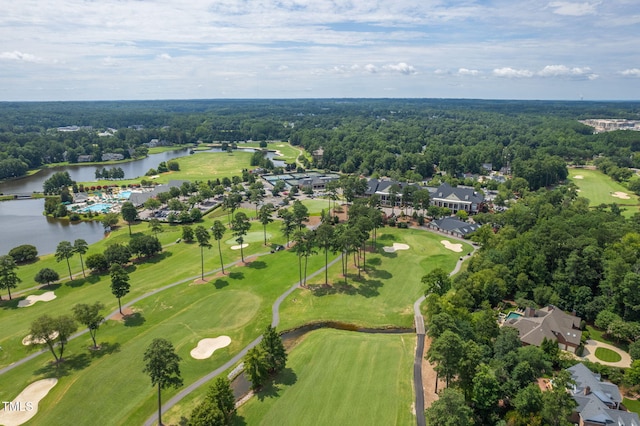781 Crabtree Crossing Pkwy, Cary, NC 27513 - aerial perspective of suburban area with a nearby body of water and a golf course