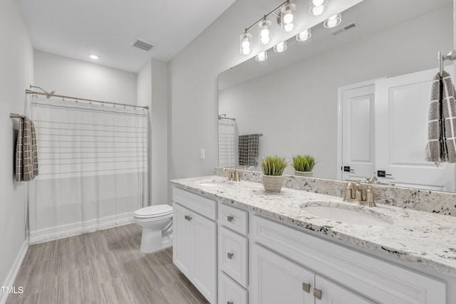 115 Circle City Way, Pittsboro, NC 27312 - full bath with double vanity and curtained shower