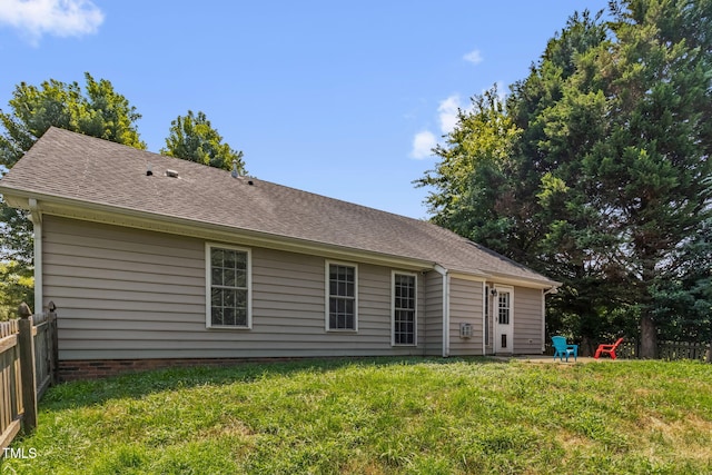 6001 Black Willow Dr, Greensboro, NC 27405 - rear view of property with roof with shingles