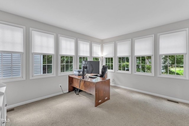 13201 Townfield Dr, Raleigh, NC 27614 - home office with baseboards and carpet floors