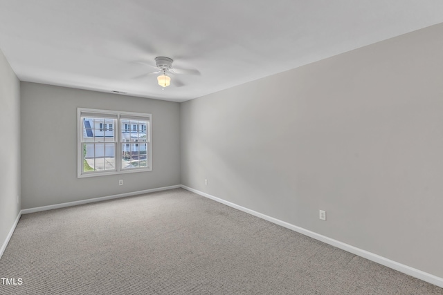 13201 Townfield Dr, Raleigh, NC 27614 - carpeted empty room featuring ceiling fan and baseboards