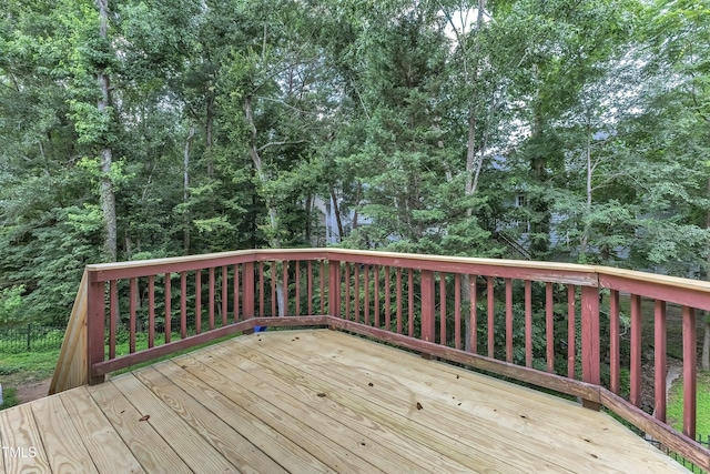 13201 Townfield Dr, Raleigh, NC 27614 - view of wooden deck