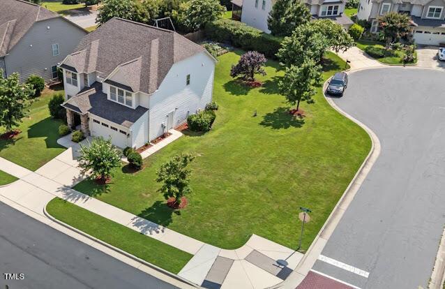 4007 Strendal Dr, Cary, NC 27519 - aerial perspective of suburban area