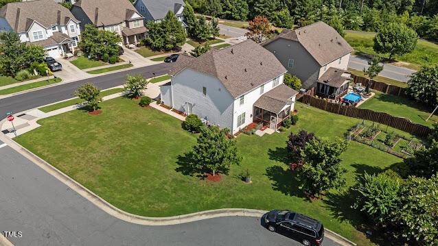 4007 Strendal Dr, Cary, NC 27519 - aerial view of residential area
