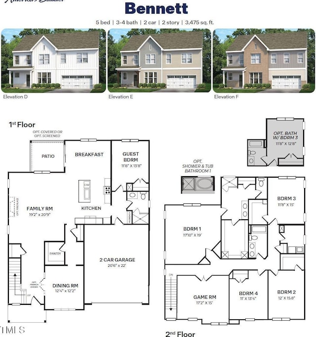 1409 Jasmine View Way, Knightdale, NC 27545 - view of property floor plan