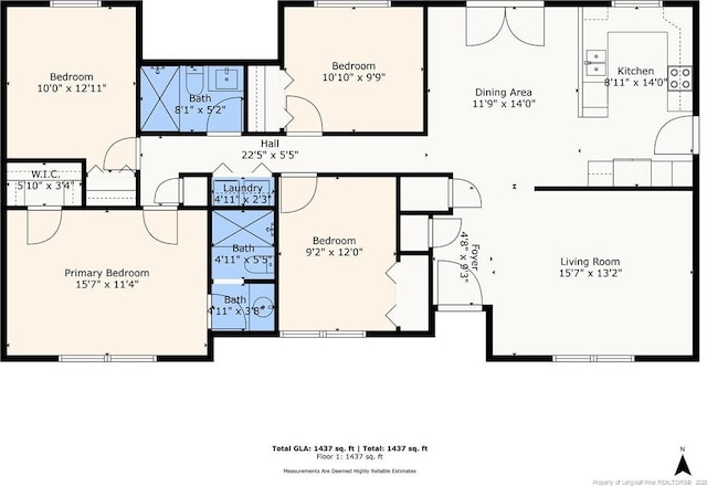 4450 Chesterbrook Dr, Fayetteville, NC 28314 - view of home floor plan