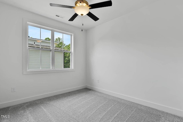 136 E End Ave, Durham, NC 27703 - spare room featuring ceiling fan and carpet