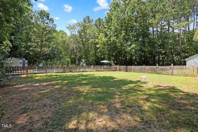 6425 Cross Ridge Dr, Holly Springs, NC 27540 - view of yard