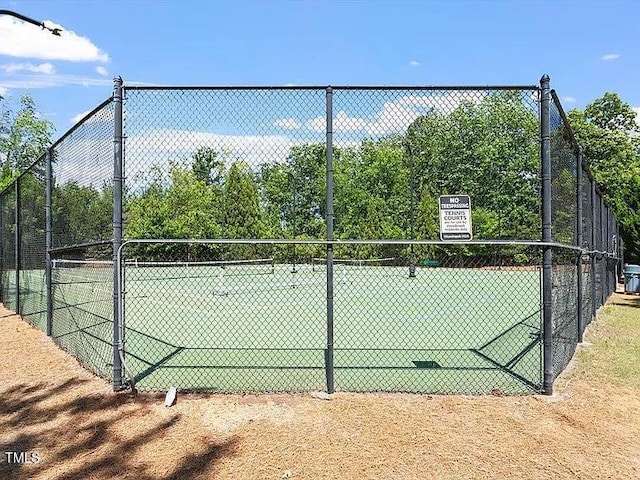 155 Writing Rock Pl, Apex, NC 27539 - view of tennis court