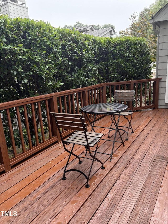 506 Cottage Ln, Durham, NC 27713 - view of wooden deck