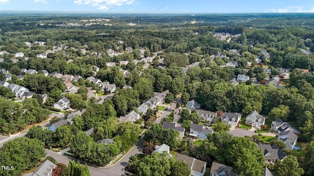 1806 White Dogwood Rd, Apex, NC 27502 - aerial view of residential area featuring a forest