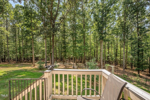 1513 Anterra Dr, Wake Forest, NC 27587 - wooden deck featuring a lawn