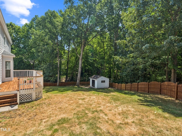 104 Pellinore Ct, Cary, NC 27513 - fenced backyard with a shed and a deck