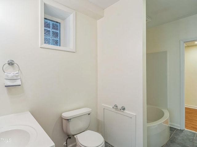 104 Pellinore Ct, Cary, NC 27513 - bathroom with a tub, vanity, tile patterned flooring, and a shower