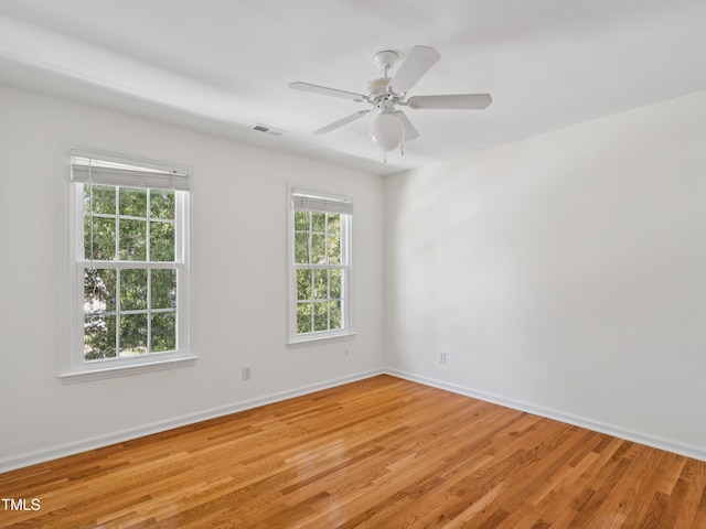 104 Pellinore Ct, Cary, NC 27513 - unfurnished room featuring light wood-type flooring and ceiling fan