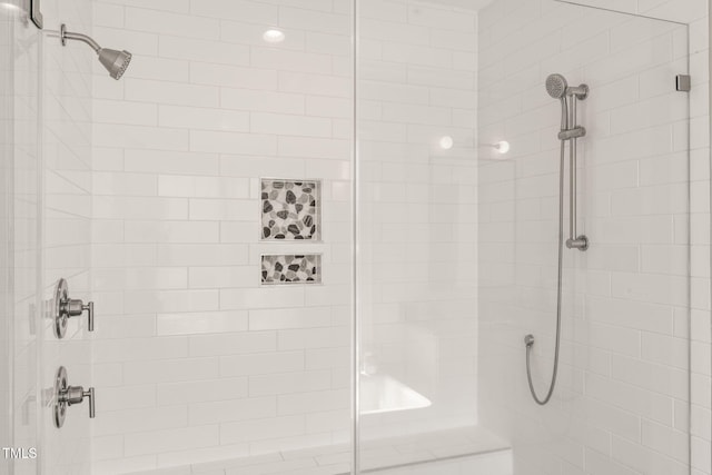 2105 Gardenbrook Dr, Raleigh, NC 27606 - bathroom with a shower stall