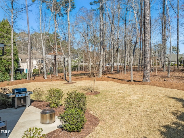 2105 Gardenbrook Dr, Raleigh, NC 27606 - view of yard featuring a patio area