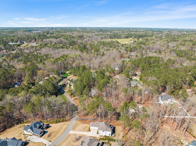 2105 Gardenbrook Dr, Raleigh, NC 27606 - aerial view of property's location featuring a heavily wooded area