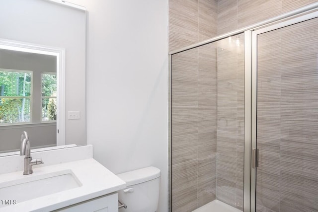 4703 Mint Leaf Ln, Raleigh, NC 27612 - bathroom featuring vanity and a stall shower