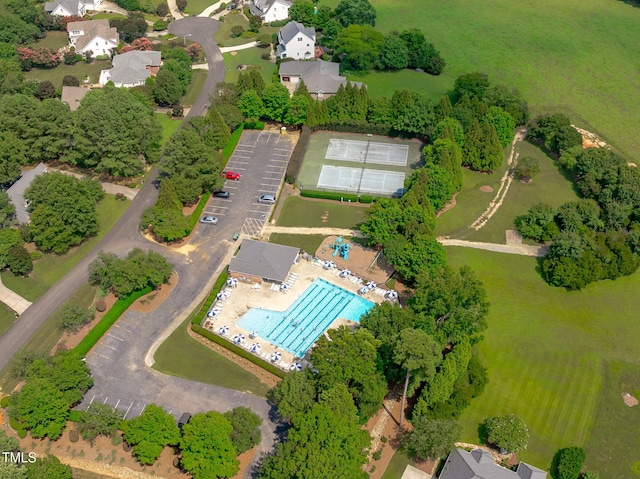 2508 Hidden Meadow Dr, Fuquay Varina, NC 27526 - drone / aerial view of a pool