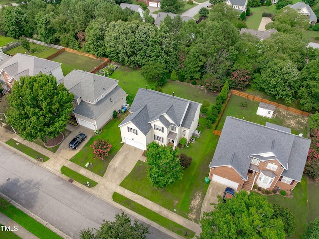 2508 Hidden Meadow Dr, Fuquay Varina, NC 27526 - aerial perspective of suburban area