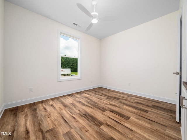 10 Hermitage, Franklinton, NC 27525 - empty room featuring wood finished floors and ceiling fan